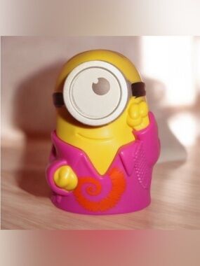 2/$20 NEW IN BAG McDonald's Happy Meal Minions Talking Groovy Minion 2015